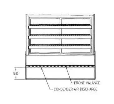 Federal Industries SGR3142 Display Case, Refrigerated Bakery