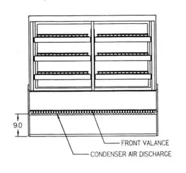 Federal Industries SGR5042DZ Display Case, Refrigerated/Non-Refrig