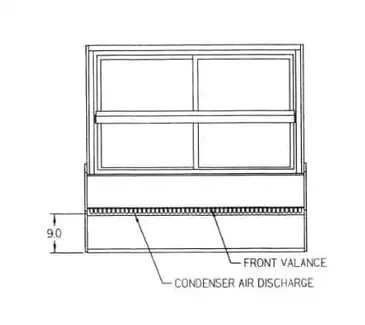 Federal Industries SGR7748CD Display Case, Refrigerated Deli