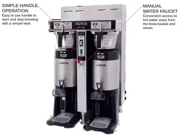FETCO CBS-52H-20 (C53016) Coffee Brewer for Thermal Server