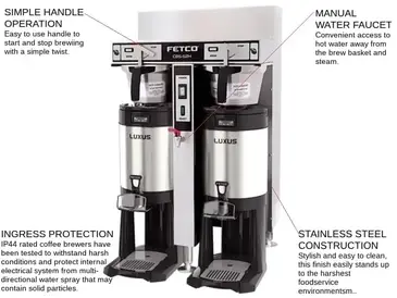 FETCO IP44-52H-15 (C52196MIP) Coffee Brewer for Thermal Server