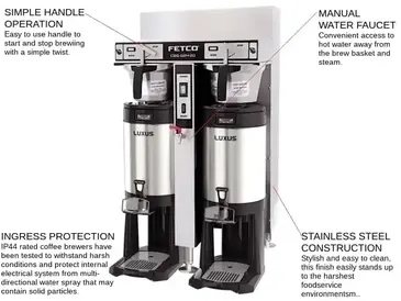FETCO IP44-52H-20 (C53256MIP) Coffee Brewer for Thermal Server