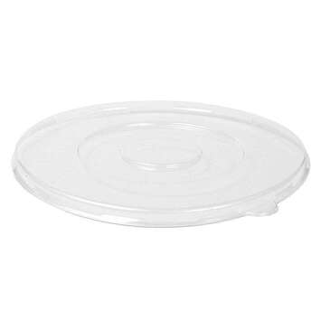 FINE LINE SETTINGS INC. Flat Lids, 8", Clear, Plastic, (300/Case), Fine Line 42RBFL