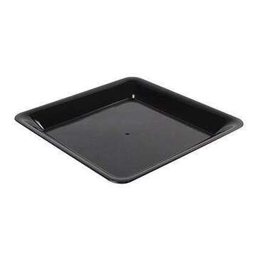 FINE LINE SETTINGS INC. Tray, Square, 16" X 16", Black, Plastic, (20/Case)  FINE LINE SETTINGS  FLSISQ4616.BK