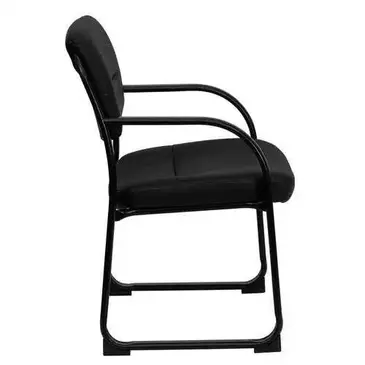 Flash Furniture BT-510-LEA-BK-GG Chair, Armchair, Indoor