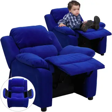 Flash Furniture BT-7985-KID-MIC-BLUE-GG Sofa Seating, Recliner