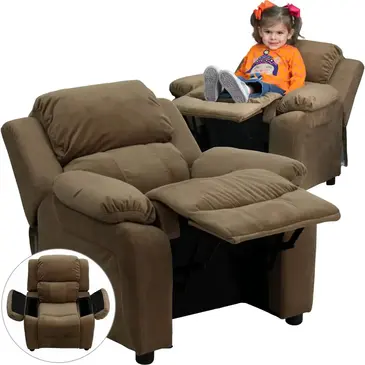 Flash Furniture BT-7985-KID-MIC-BRN-GG Sofa Seating, Recliner