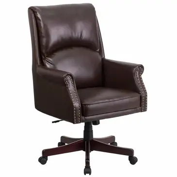 Flash Furniture BT-9025H-2-BN-GG Chair, Swivel