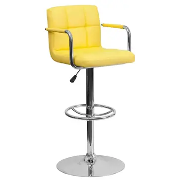 Flash Furniture CH-102029-YEL-GG Bar Stool, Swivel, Indoor