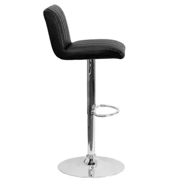 Flash Furniture CH-112010-BK-GG Bar Stool, Swivel, Indoor