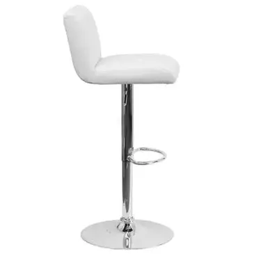 Flash Furniture CH-112010-WH-GG Bar Stool, Swivel, Indoor