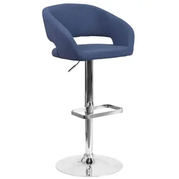 Flash Furniture CH-122070-BLFAB-GG Bar Stool, Swivel, Indoor