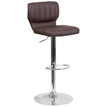 Flash Furniture CH-132330-BRN-GG Bar Stool, Swivel, Indoor