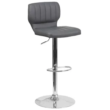 Flash Furniture CH-132330-GY-GG Bar Stool, Swivel, Indoor