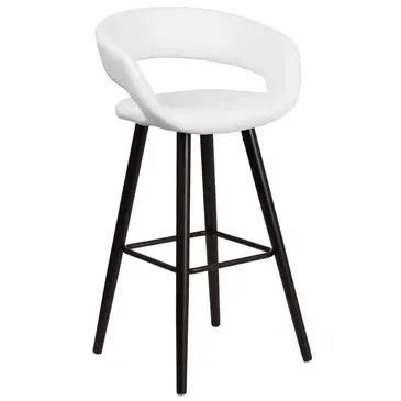 Flash Furniture CH-152560-WH-VY-GG Bar Stool, Indoor