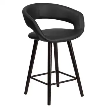 Flash Furniture CH-152561-BK-VY-GG Bar Stool, Indoor