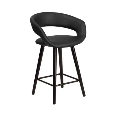 Flash Furniture CH-152561-BK-VY-GG Bar Stool, Indoor