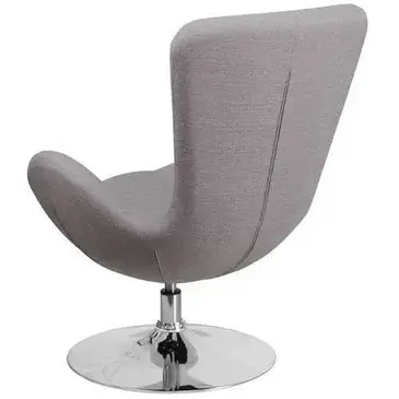 Flash Furniture CH-162430-LTGY-FAB-GG Chair, Swivel