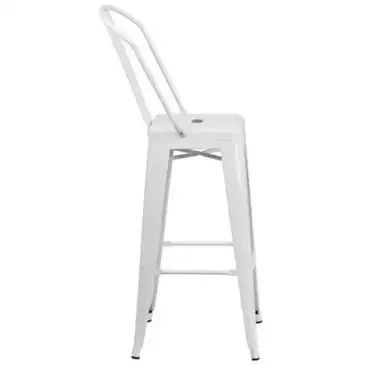 Flash Furniture CH-31320-30GB-WH-GG Bar Stool, Outdoor
