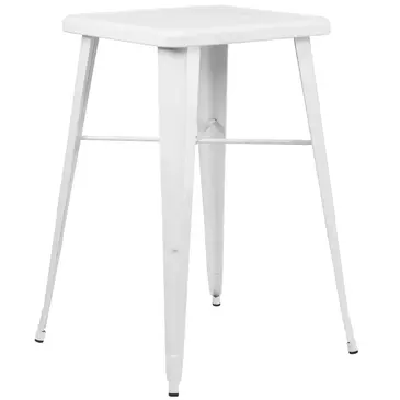 Flash Furniture CH-31330-WH-GG Table, Indoor, Bar Height
