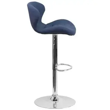 Flash Furniture CH-321-BLFAB-GG Bar Stool, Swivel, Indoor