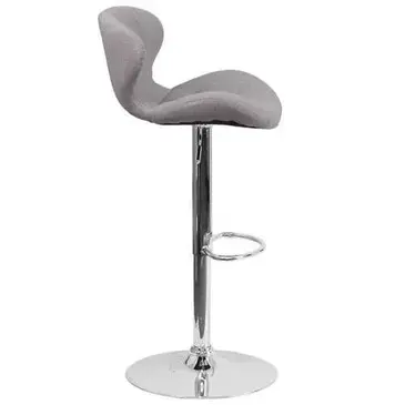 Flash Furniture CH-321-GYFAB-GG Bar Stool, Swivel, Indoor