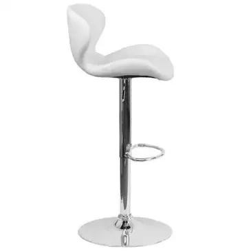 Flash Furniture CH-321-WH-GG Bar Stool, Swivel, Indoor