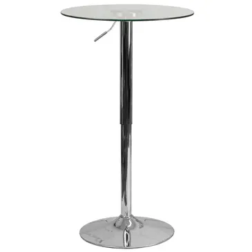 Flash Furniture CH-5-GG Table, Indoor, Adjustable Height