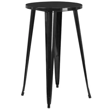 Flash Furniture CH-51080-40-BK-GG Table, Indoor, Bar Height