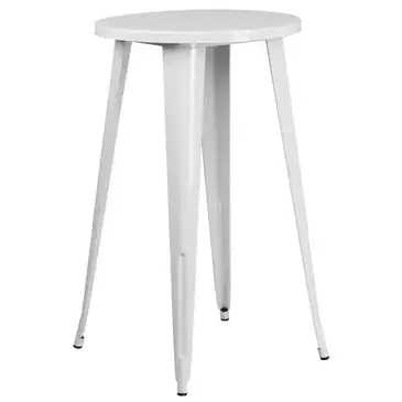 Flash Furniture CH-51080-40-WH-GG Table, Indoor, Bar Height