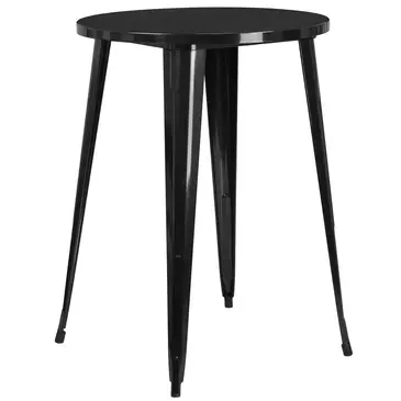 Flash Furniture CH-51090-40-BK-GG Table, Indoor, Bar Height
