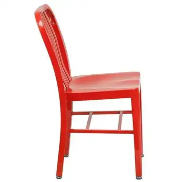 Flash Furniture CH-61200-18-RED-GG Chair, Side, Outdoor