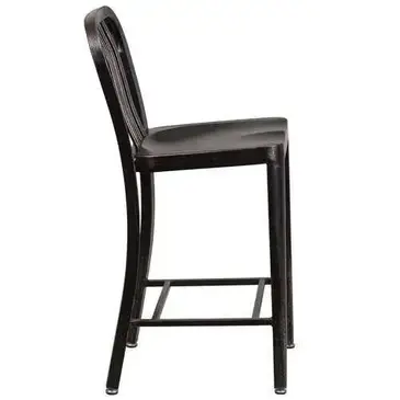 Flash Furniture CH-61200-24-BQ-GG Bar Stool, Outdoor