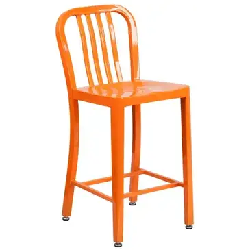 Flash Furniture CH-61200-24-OR-GG Bar Stool, Outdoor