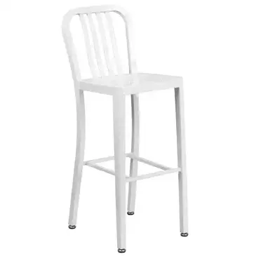 Flash Furniture CH-61200-30-WH-GG Bar Stool, Outdoor