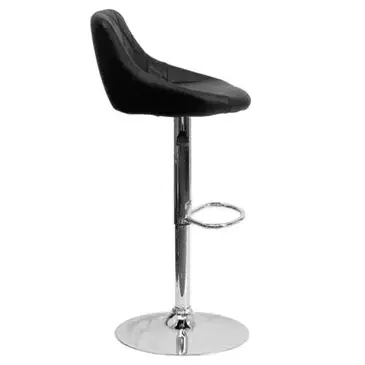 Flash Furniture CH-82028A-BK-GG Bar Stool, Swivel, Indoor