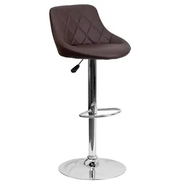 Flash Furniture CH-82028A-BRN-GG Bar Stool, Swivel, Indoor