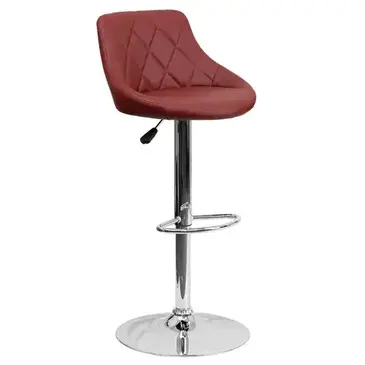 Flash Furniture CH-82028A-BURG-GG Bar Stool, Swivel, Indoor