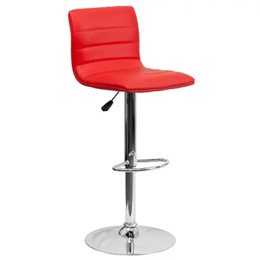 Flash Furniture CH-92023-1-RED-GG Bar Stool, Swivel, Indoor