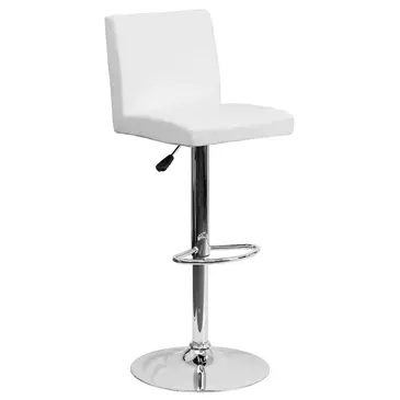 Flash Furniture CH-92066-WH-GG Bar Stool, Swivel, Indoor