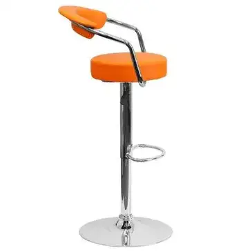 Flash Furniture CH-TC3-1060-ORG-GG Bar Stool, Swivel, Indoor