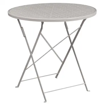 Flash Furniture CO-4-SIL-GG Folding Table, Outdoor