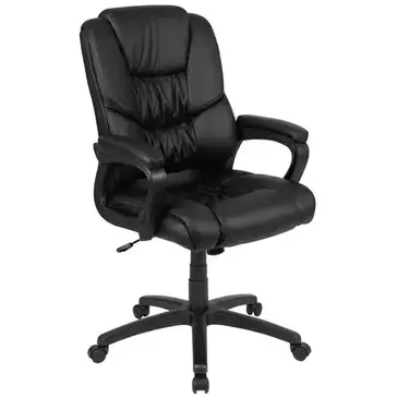 Flash Furniture CX-1179H-BK-GG Chair, Swivel