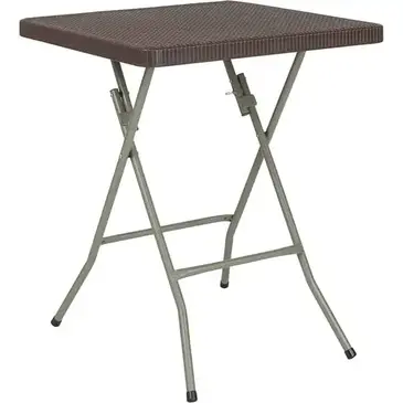 Flash Furniture DAD-FT60-GG Folding Table, Square