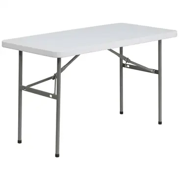 Flash Furniture DAD-YCZ-122-2-GG Folding Table, Rectangle