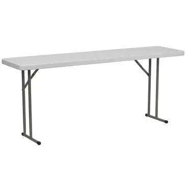 Flash Furniture DAD-YCZ-180-GW-GG Folding Table, Rectangle