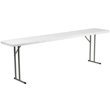 Flash Furniture DAD-YCZ-244-2-GW-GG Folding Table, Rectangle