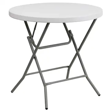 Flash Furniture DAD-YCZ-80R-GW-GG Folding Table, Round