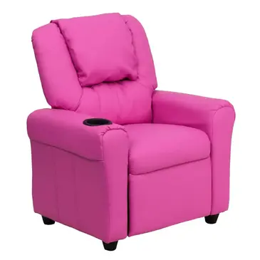 Flash Furniture DG-ULT-KID-HOT-PINK-GG Sofa Seating, Recliner