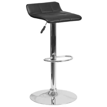 Flash Furniture DS-801B-BK-GG Bar Stool, Swivel, Indoor